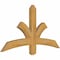 Ekena Millwork Davenport Rough Sawn Timber Gable Bracket, Western Red Cedar, 48"W x 26"H x 2"D x 4"F, 13/12 Pitch GBW048X26X0204DAV00RWR - alternate 3